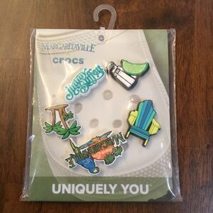 Crocs Jibbitz Margaritaville 5-Pack New On Pack Uniquely You Jimmy Buffett